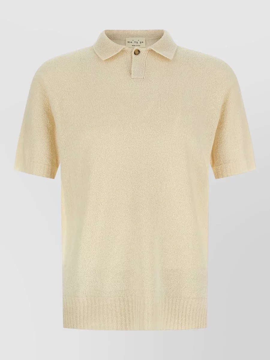 Ma'ry'ya short-sleeve polo shirt