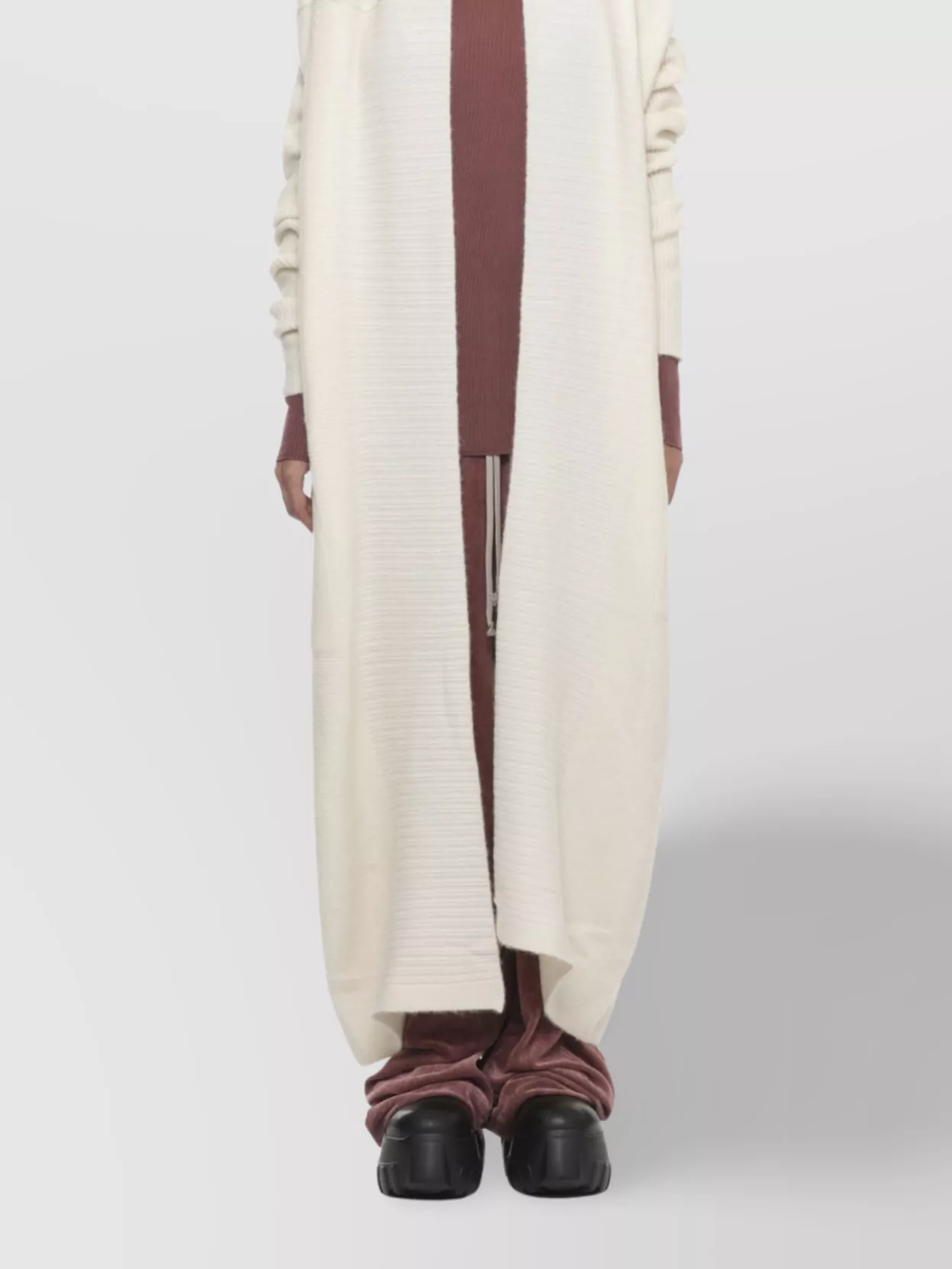 Rick Owens Straight Trousers Featuring Elastic Waistband In Pink