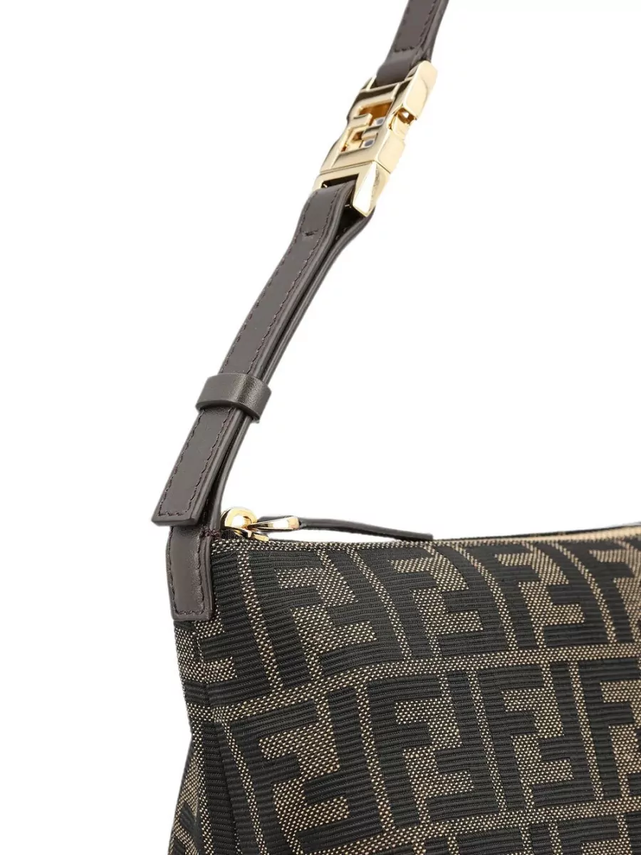 Fendi Mini Jacquard Shoulder Bag