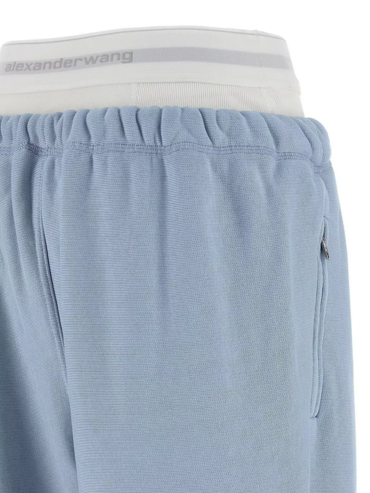 Alexander Wang Wide Leg Joggers With Logo Elastic Waistband
