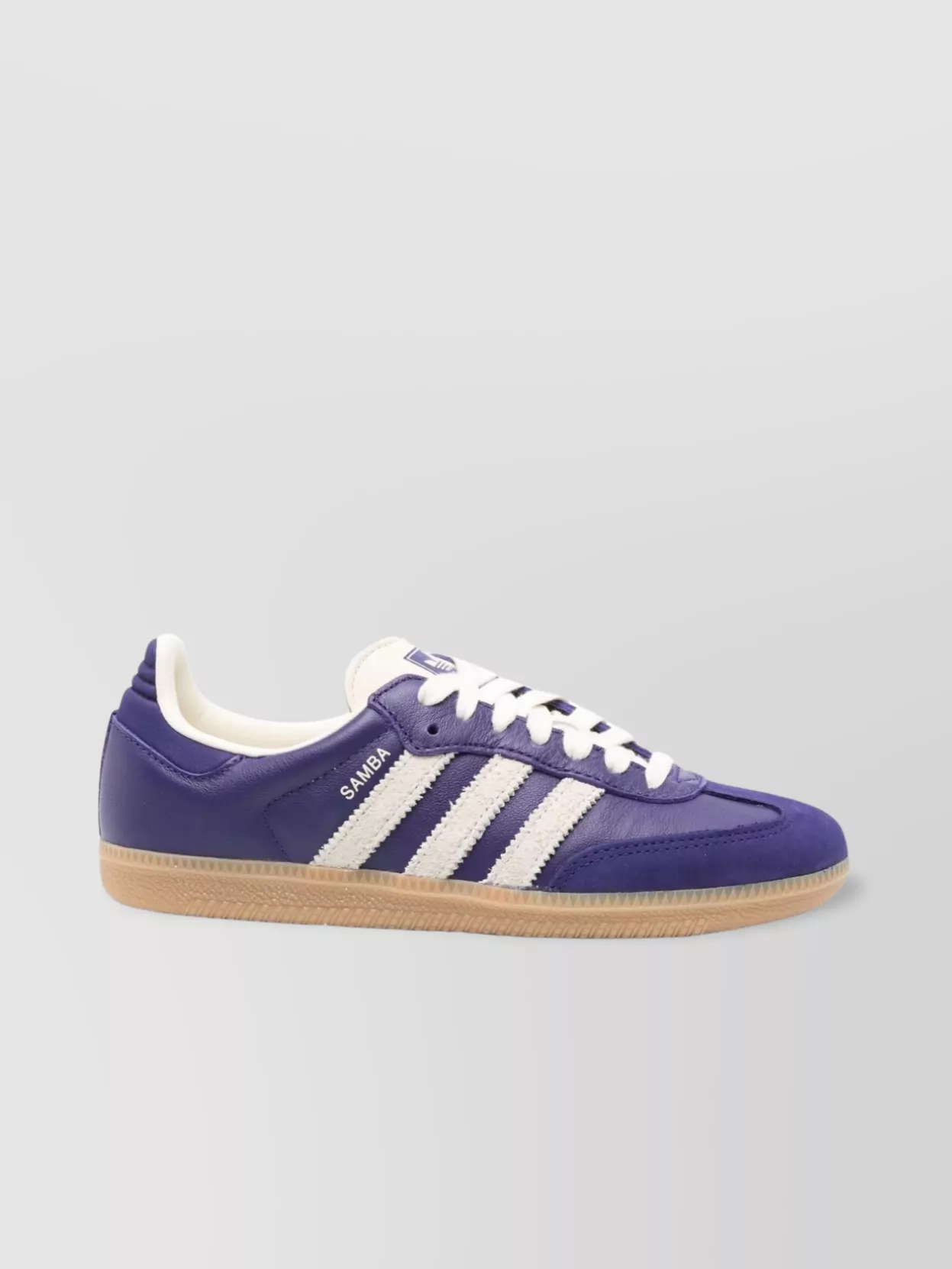Adidas Originals Striped Rubber Lace-up Low-top Sneakers In Neutrals