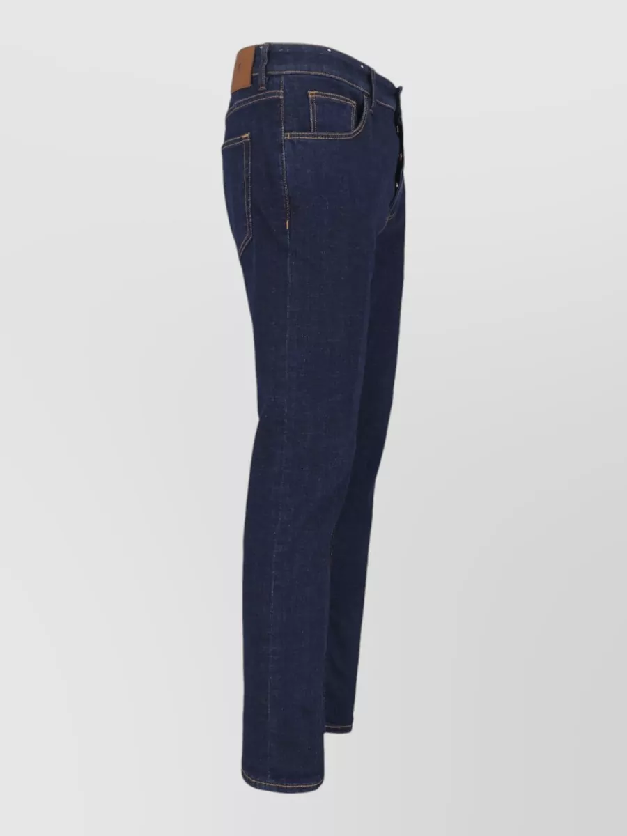 Pt Torino Cotton Straight-Leg Jeans