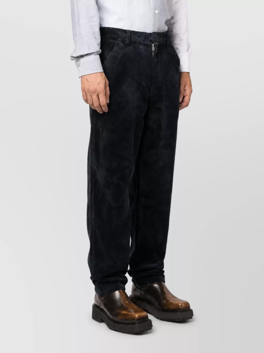 Comme Des Garçons Velvet Straight-Leg Trousers