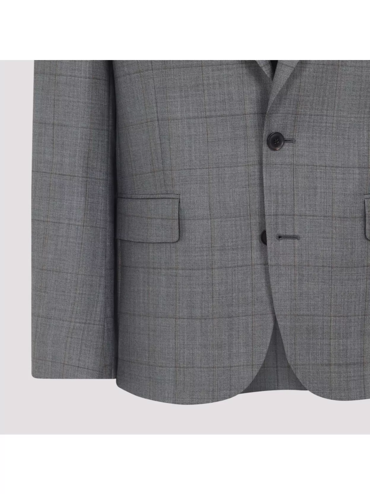 Paul Smith Grey Wool-blend Suit With Tailored Fit In Gray