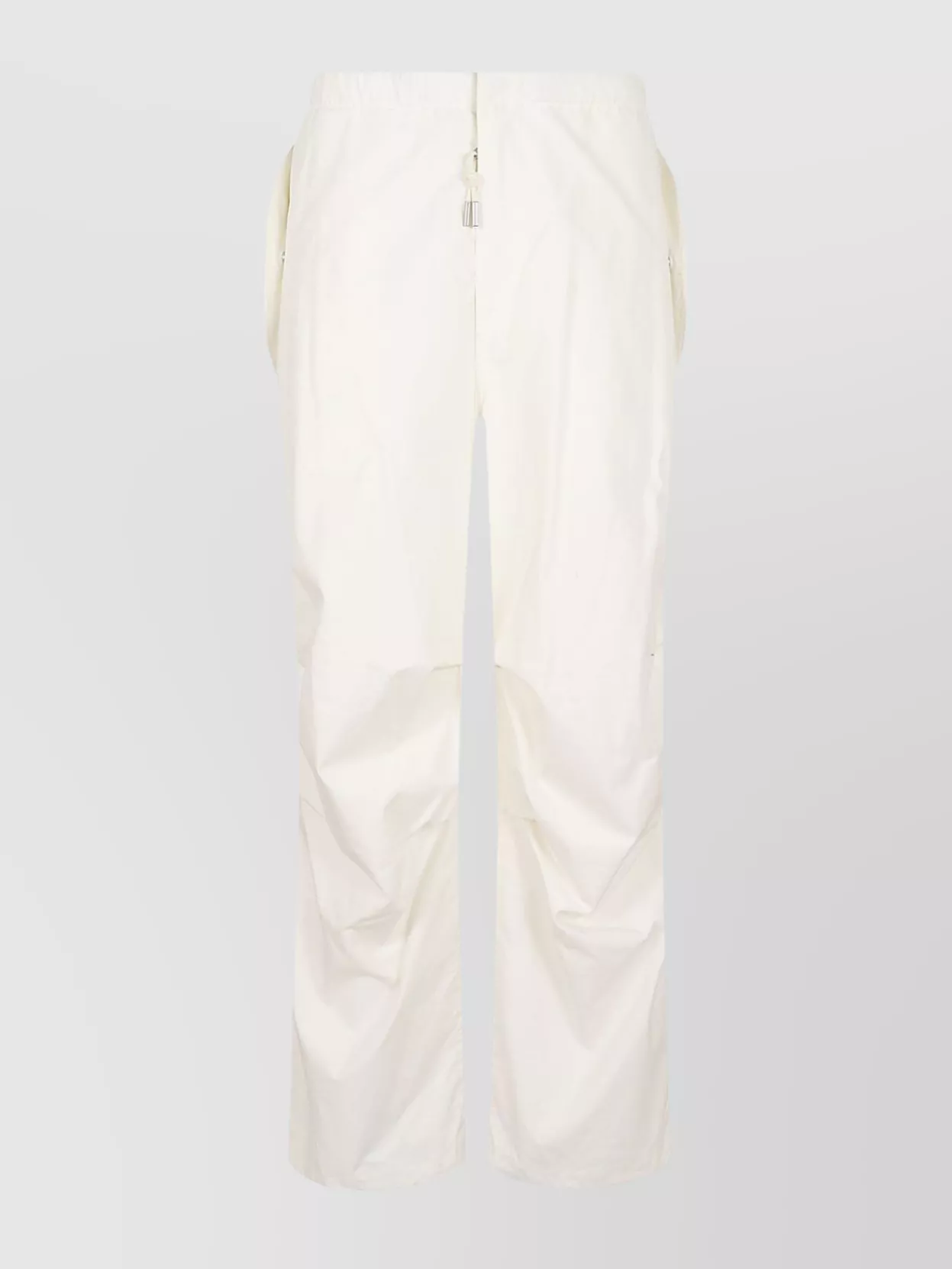 Shop Jil Sander Wide Leg Trousers With Belt Loops And Back Pockets