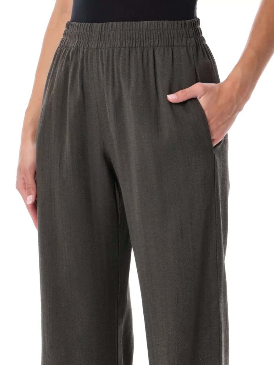 Golden Goose Viscose Wide-Leg Lounge Trousers