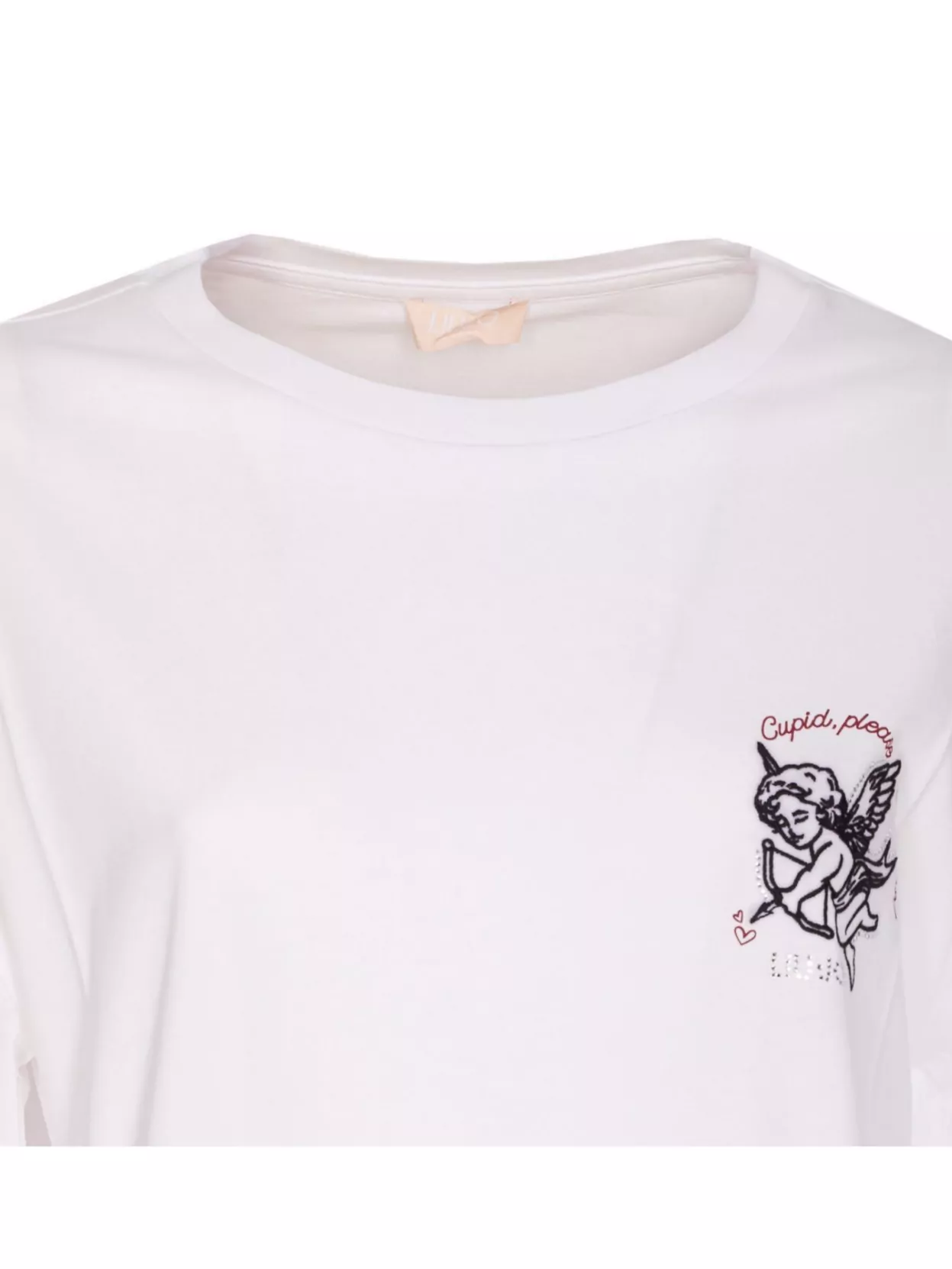 Liu Jo Cupid Graphic Print Short Sleeve T-Shirt