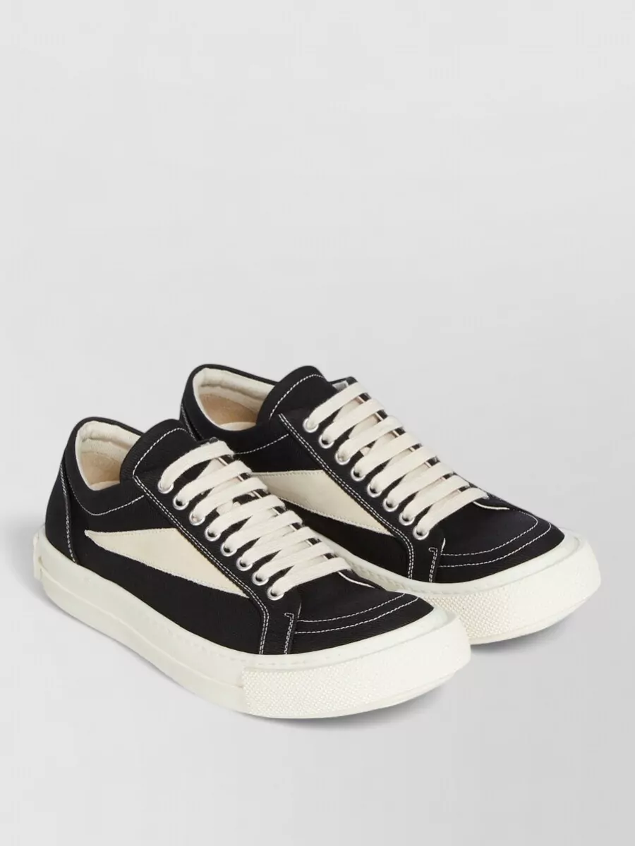 Rick Owens Drkshdw Denim Lace-Up Sneakers