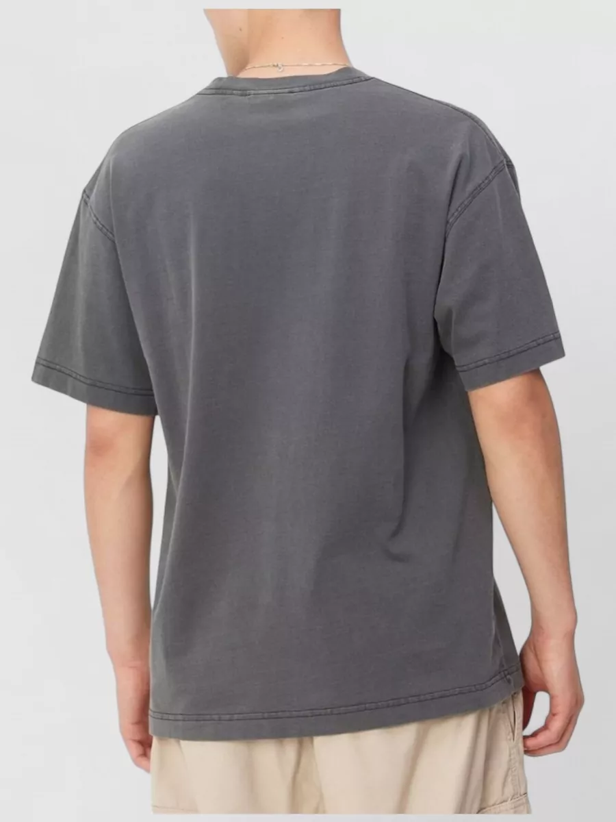Carhartt Wip Logo Cotton Crew Neck Short Sleeve T-Shirt