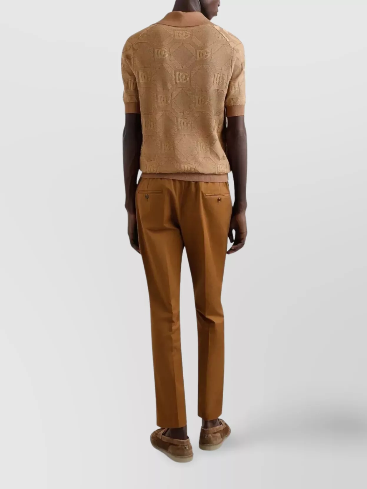 Dolce&Gabbana Cotton Trousers Featuring Belt Loops