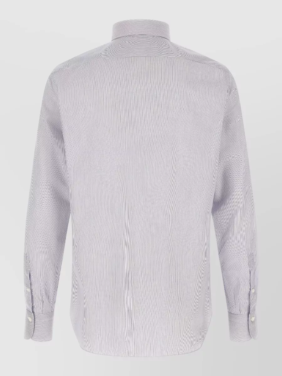 Finamore Striped Long-Sleeve Shirt