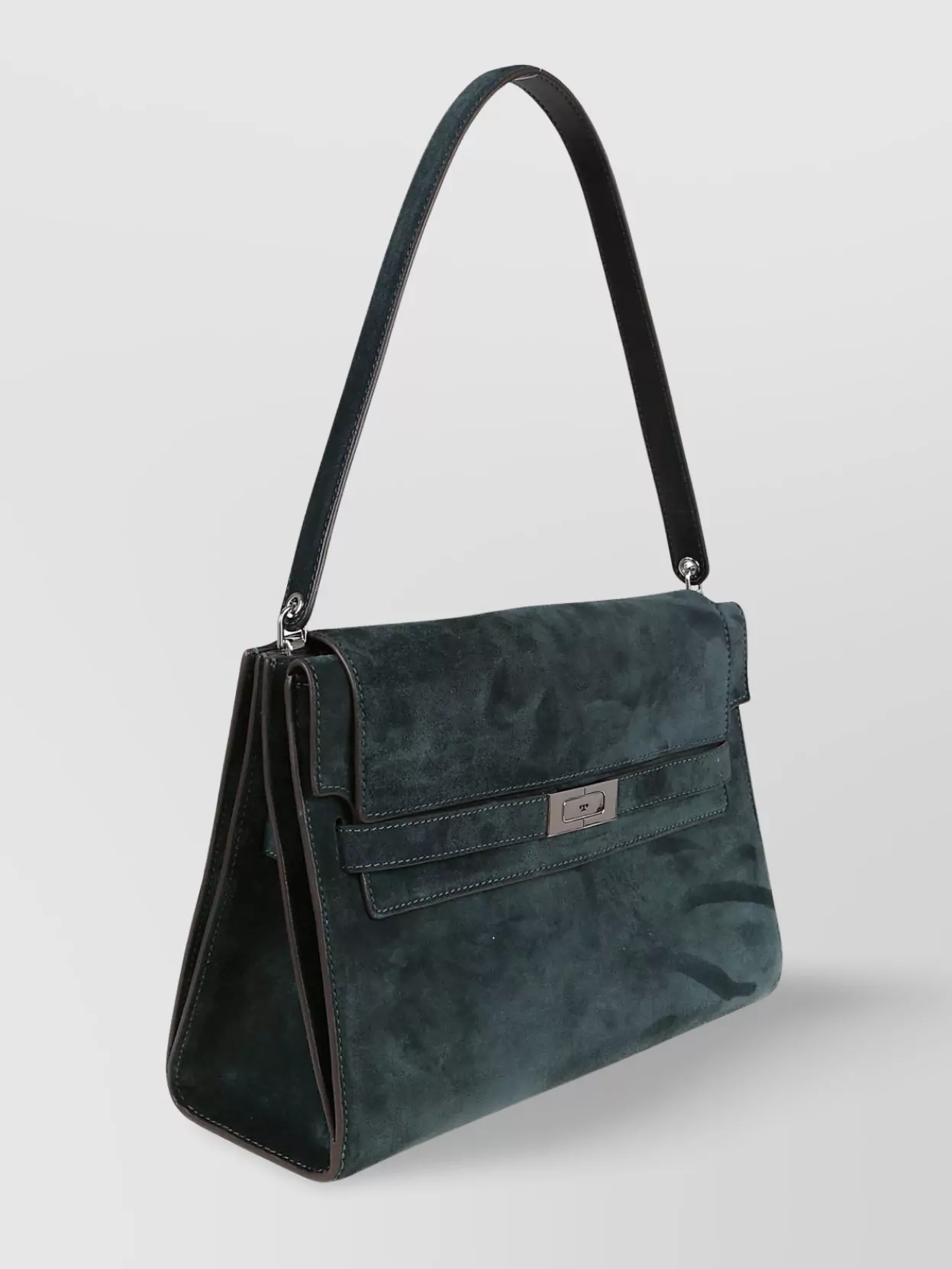Tory Burch Large Rectangular Shoulder Bag Suede Finish