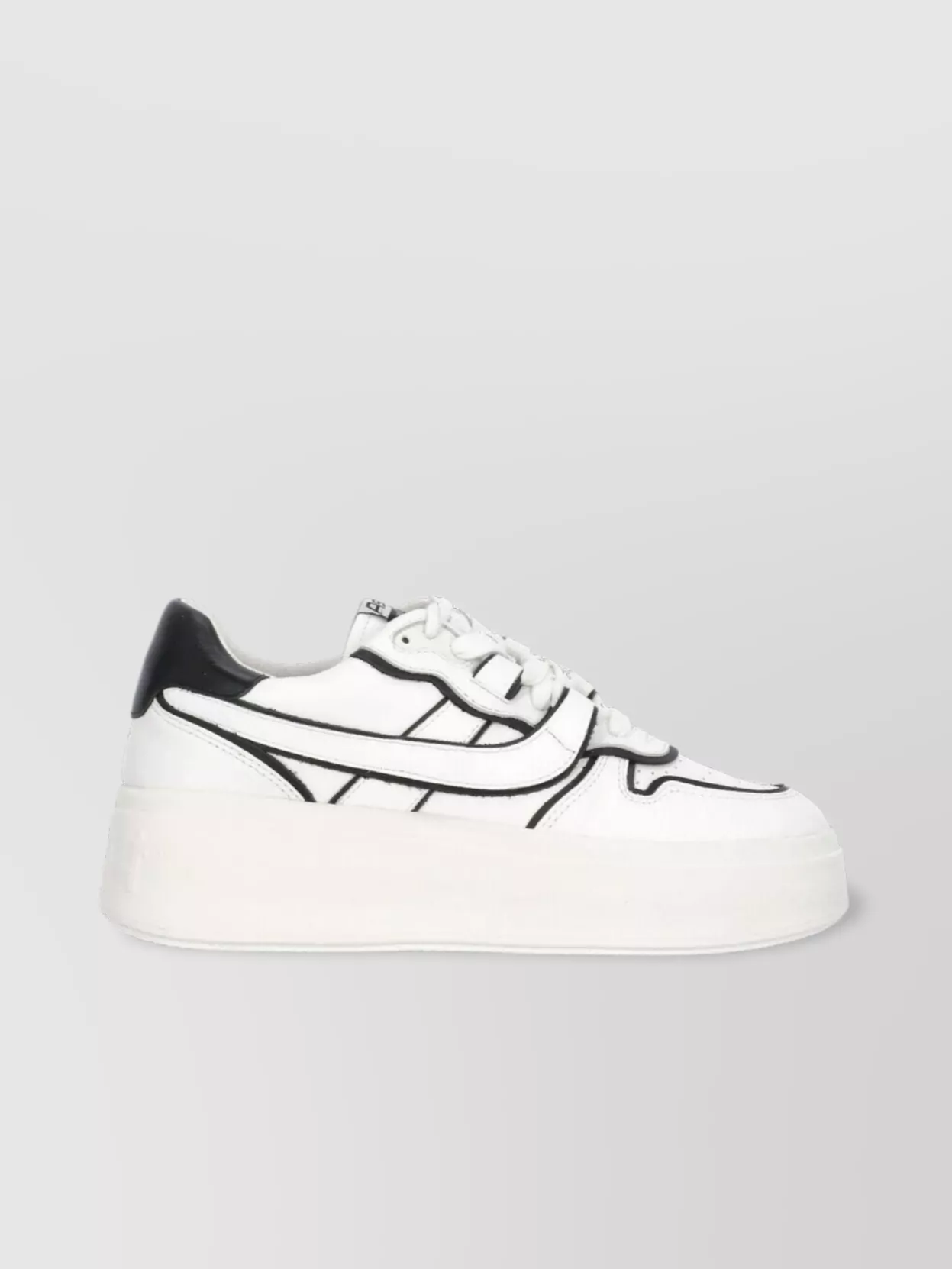 Ash High Sole Platform Leather Sneakers