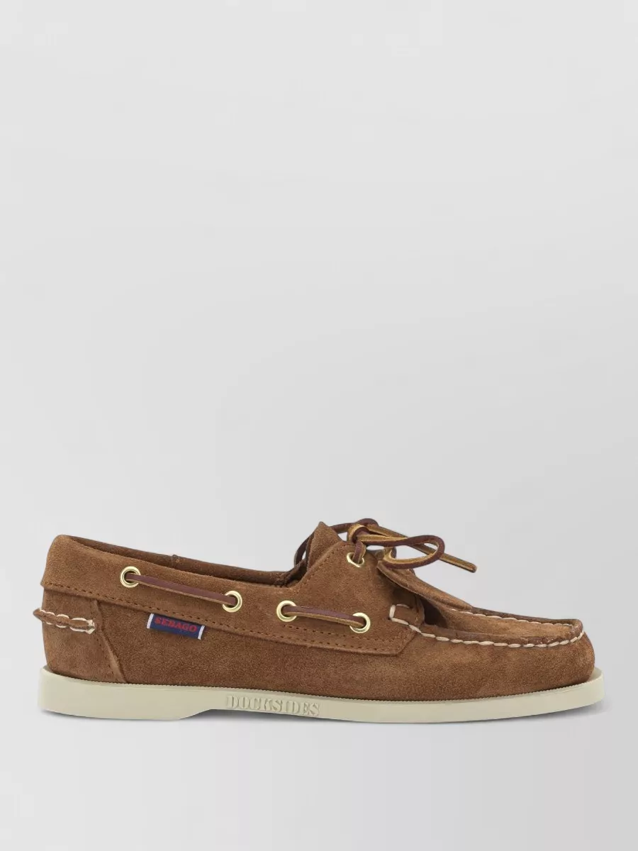 Sebago Leather Lace-Up Loafers