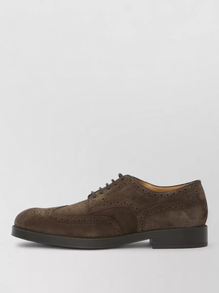 Tod's Suede Lace-Up Brogues