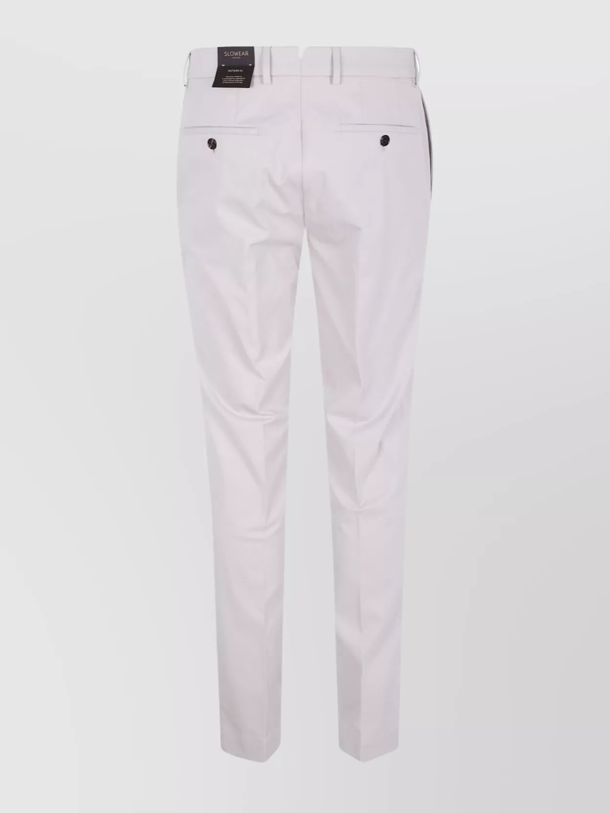 Incotex Slim Fit Chino Trousers In White