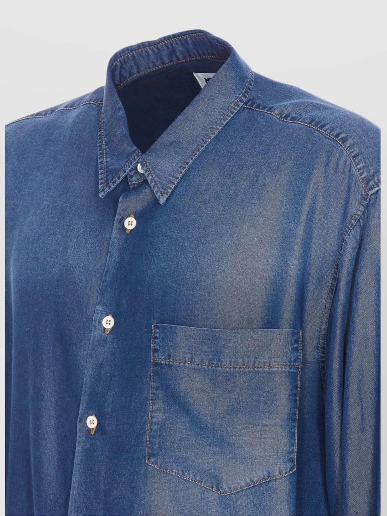 Magliano Long Sleeve Button Front Pocket Shirt