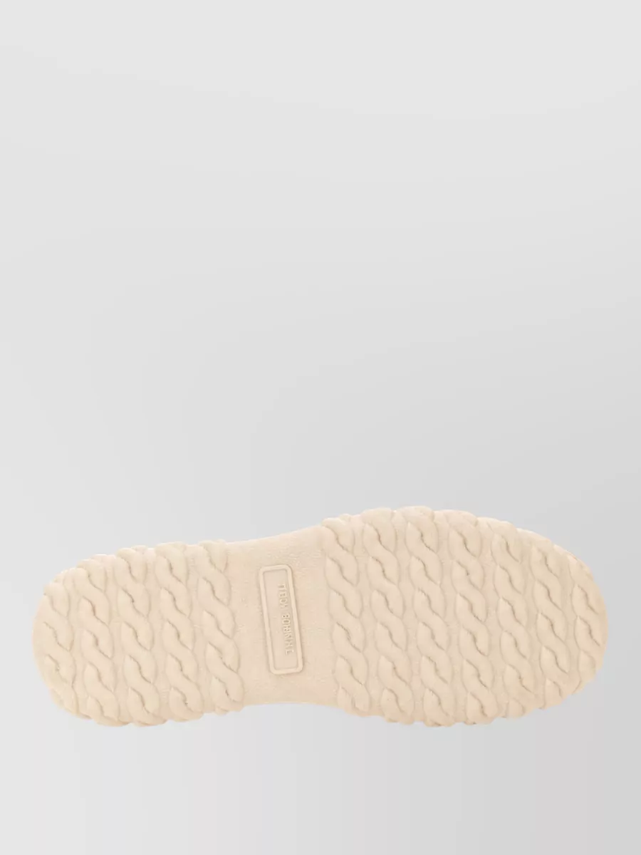 Thom Browne Leather Low-Top Sneakers