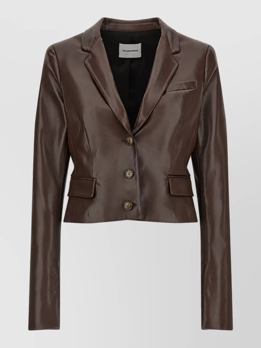 The Andamane cropped single-breasted blazer