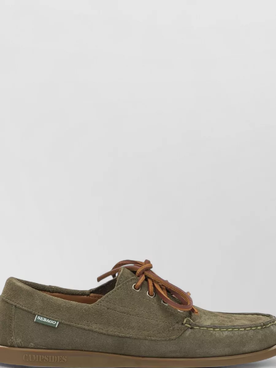 Sebago Leather Askook Lace-Up Boat Shoes