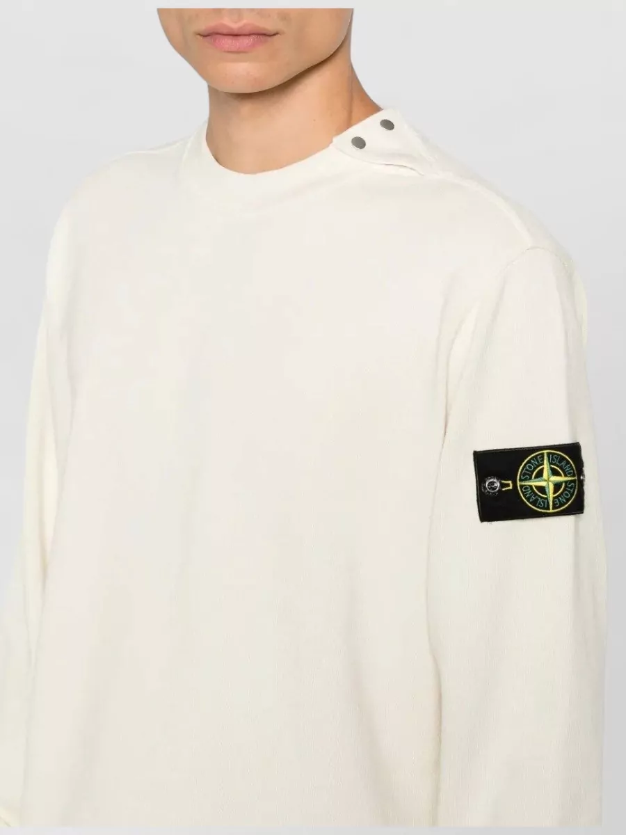Stone Island Cotton Crew-Neck Long-Sleeve Sweater