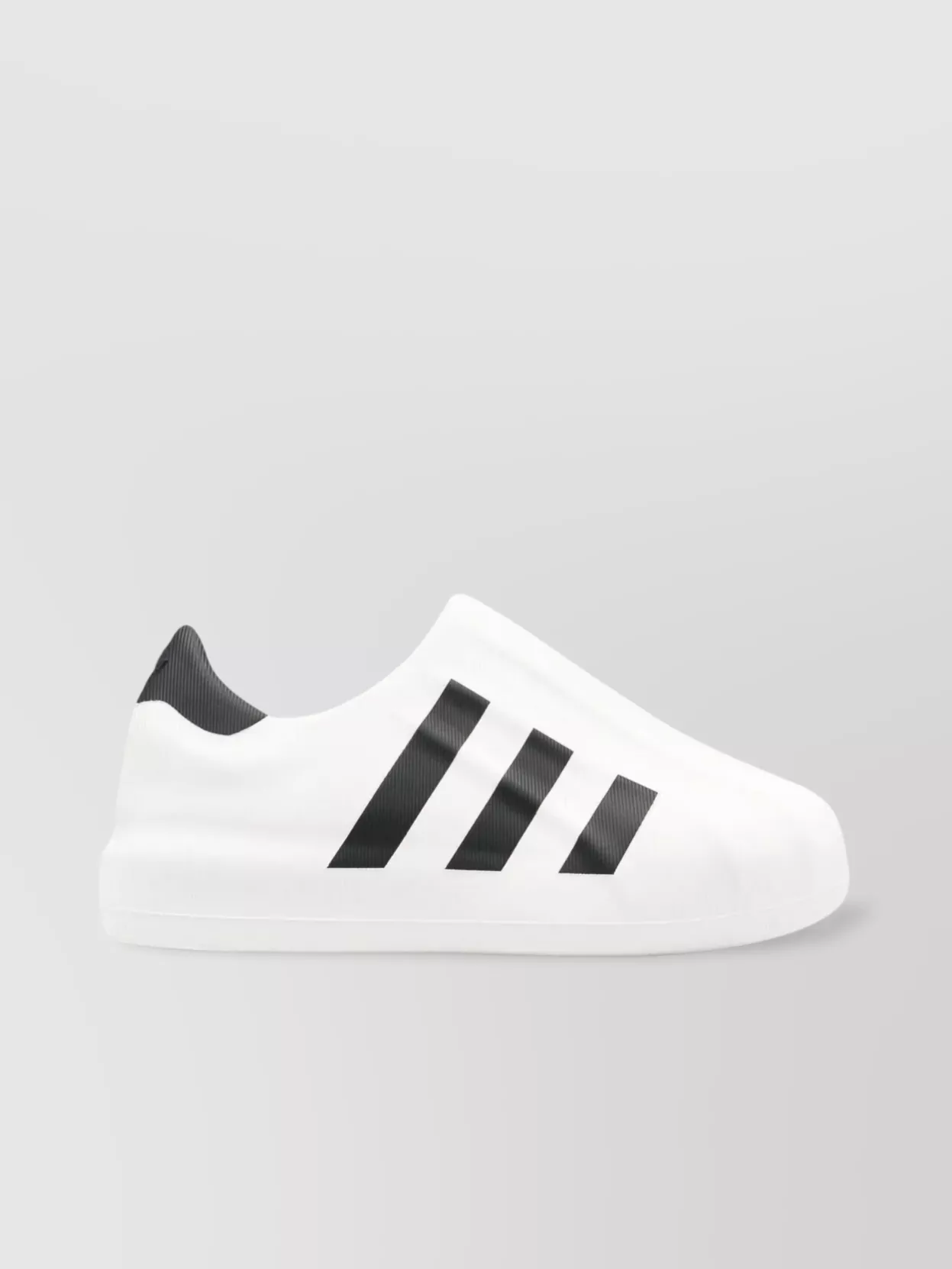 Adidas Round Toe Rubber Sole Signature Stripes Sneakers
