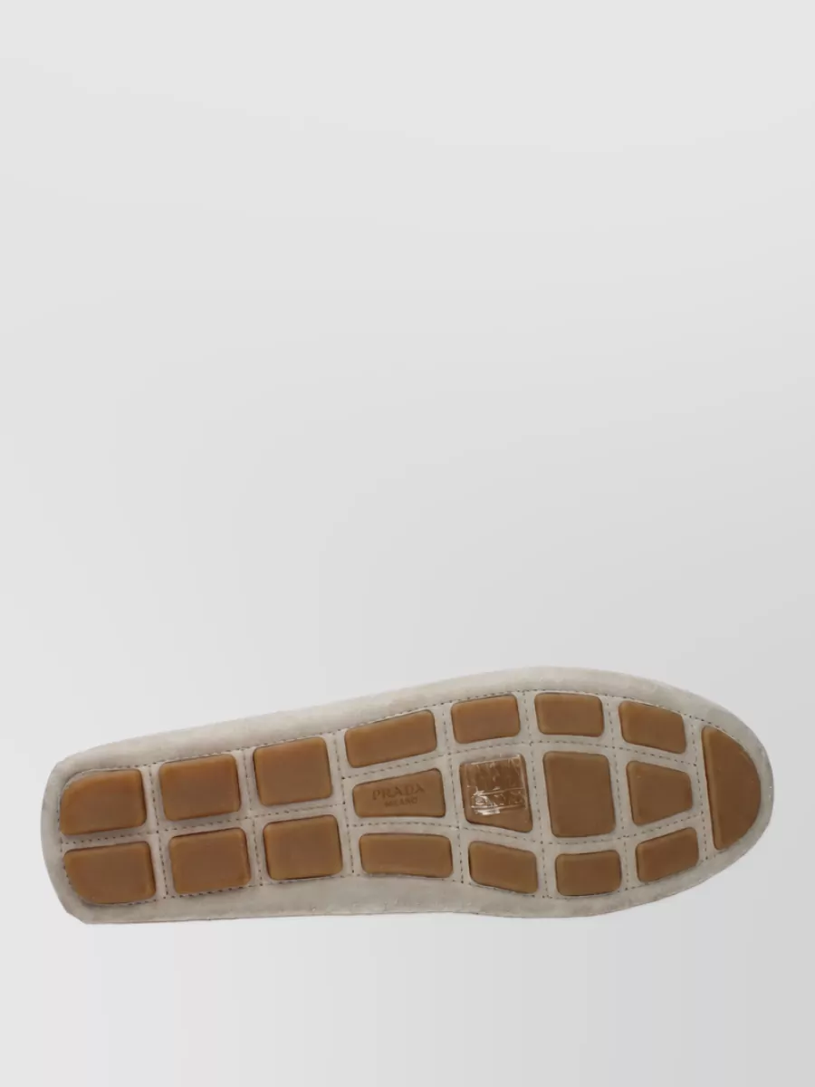 Prada Suede Leather Mules