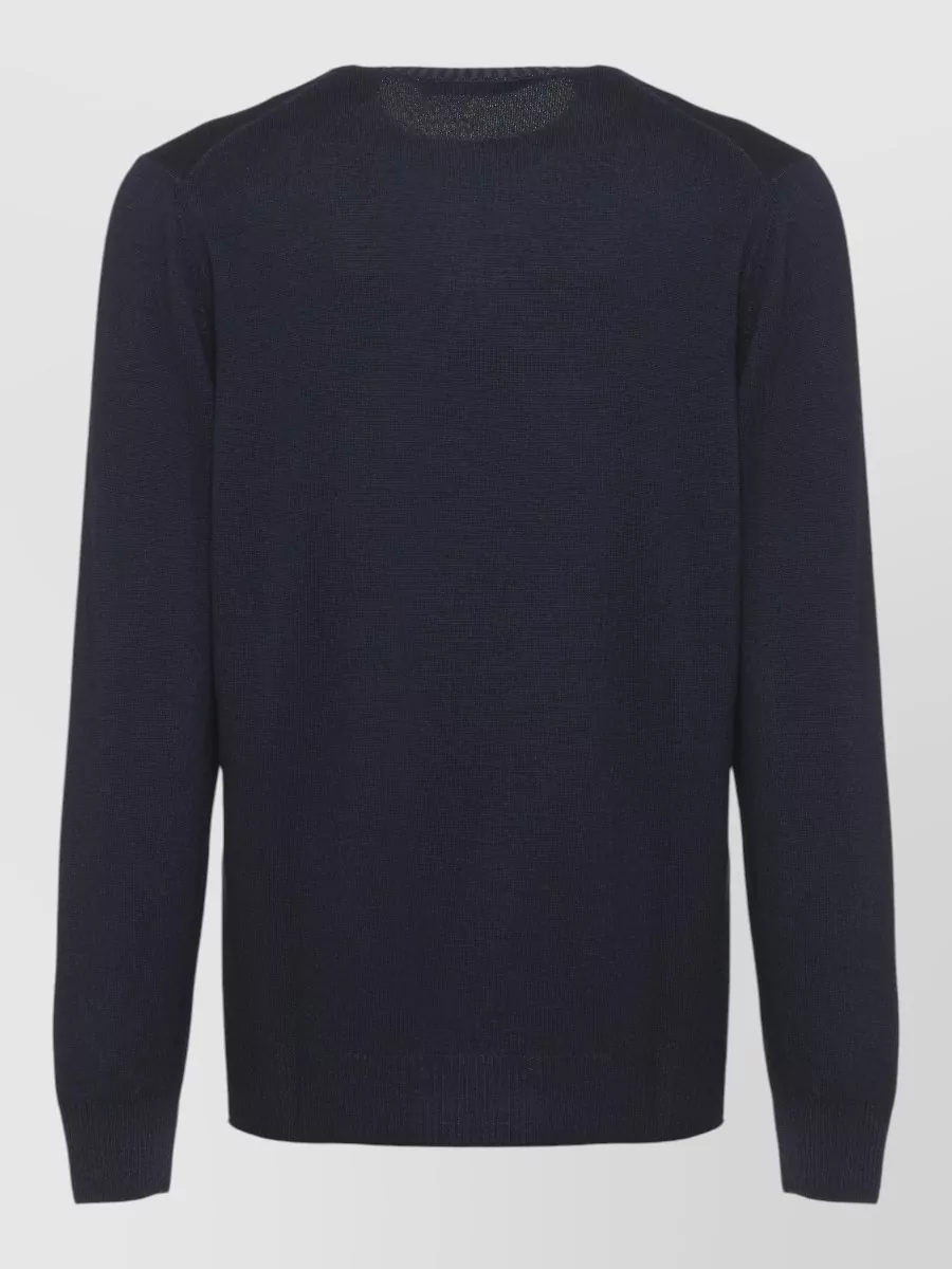 Fay Wool Crew Neck Sweater Long Sleeves