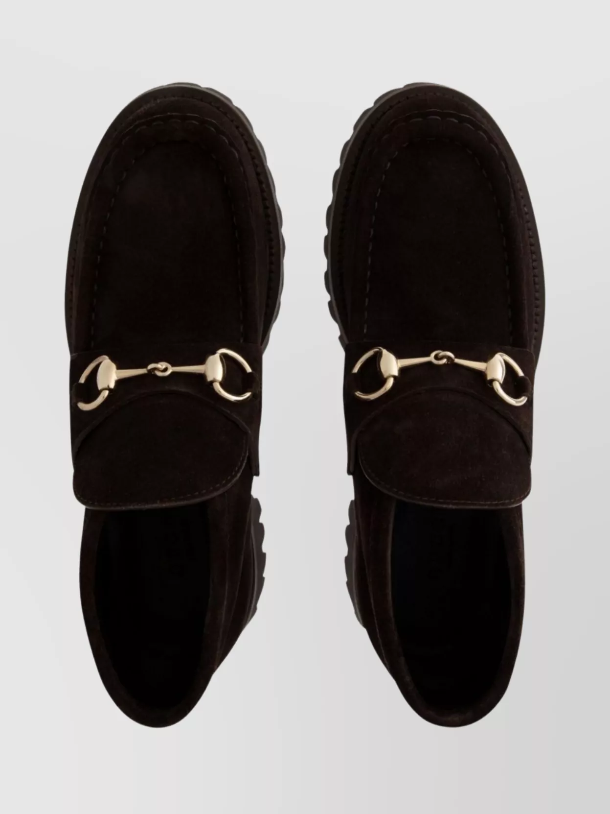 Gucci Suede Ankle Boots Gold-tone Hardware In Brown