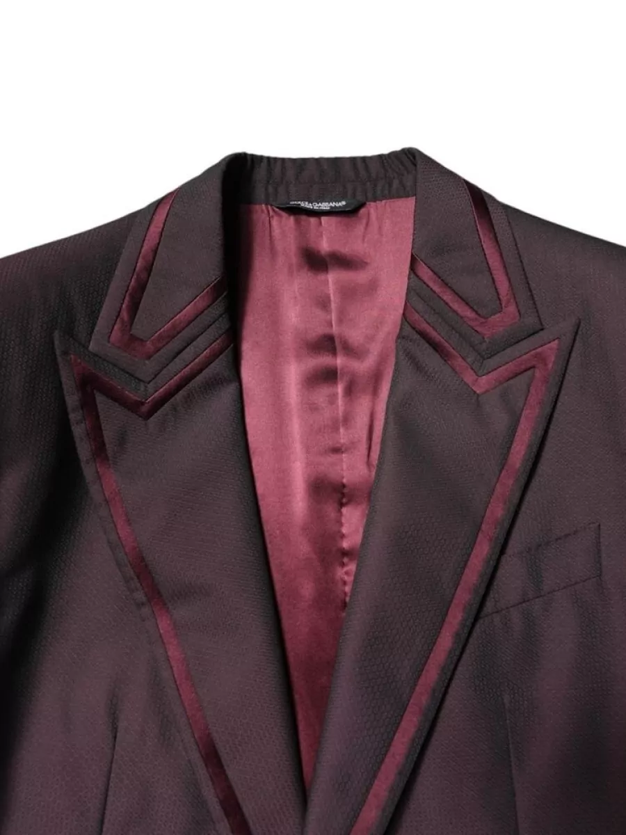 Dolce&Gabbana Silk Slim-Fit Tailored Trousers