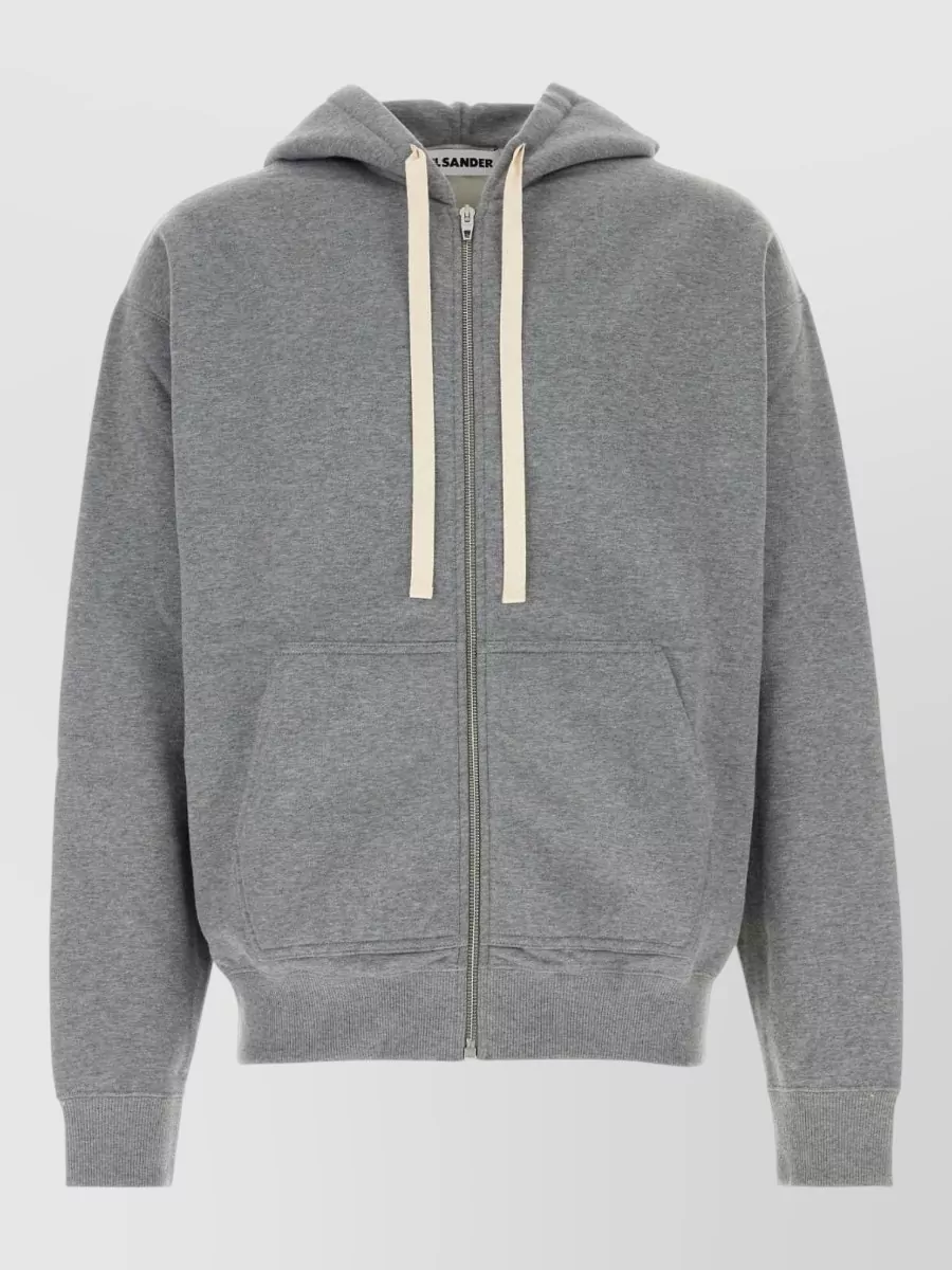 Jil Sander cotton hooded jacket