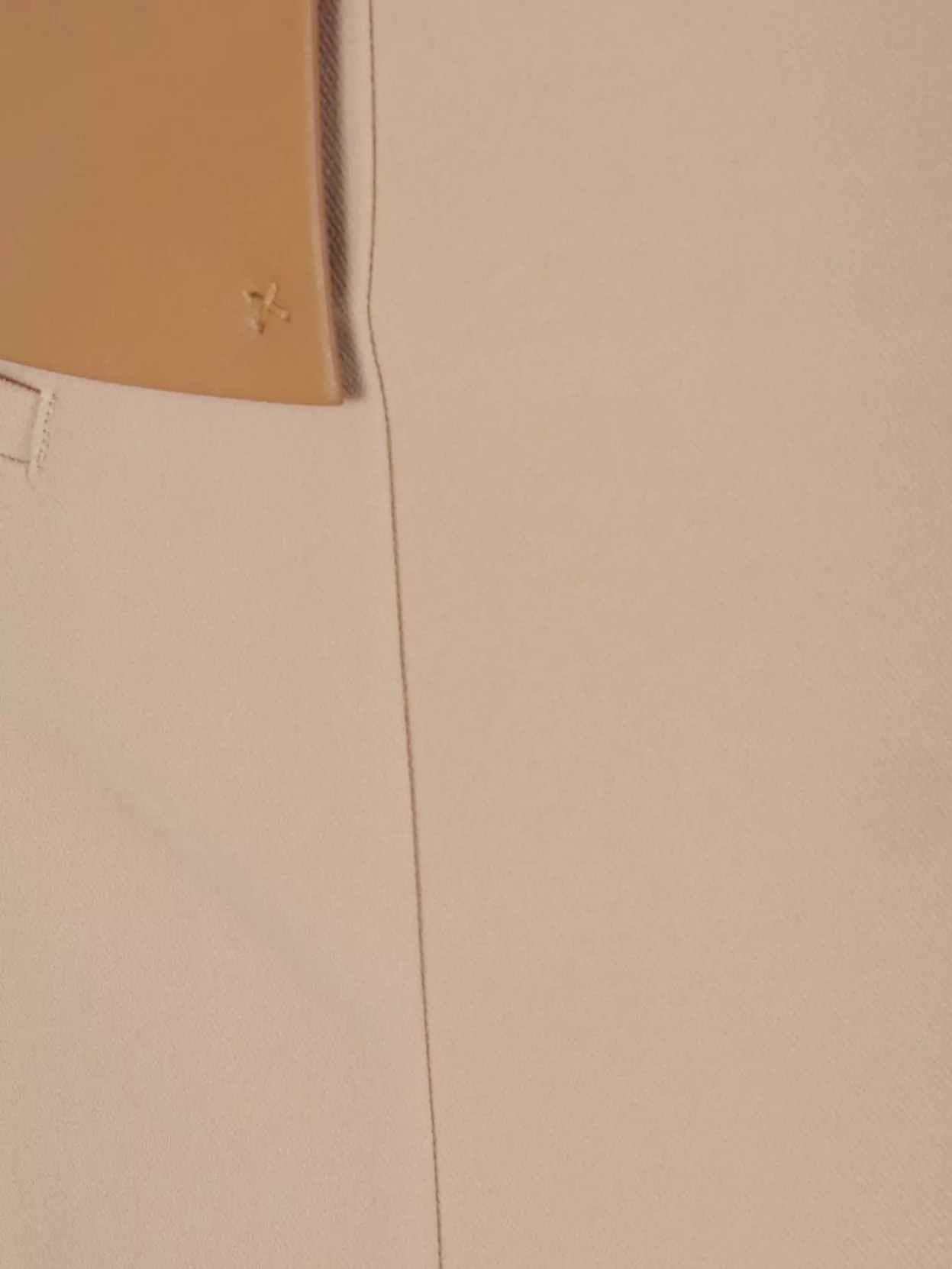 Sportmax Trousers With Front Crease And Side Slits In Neutral