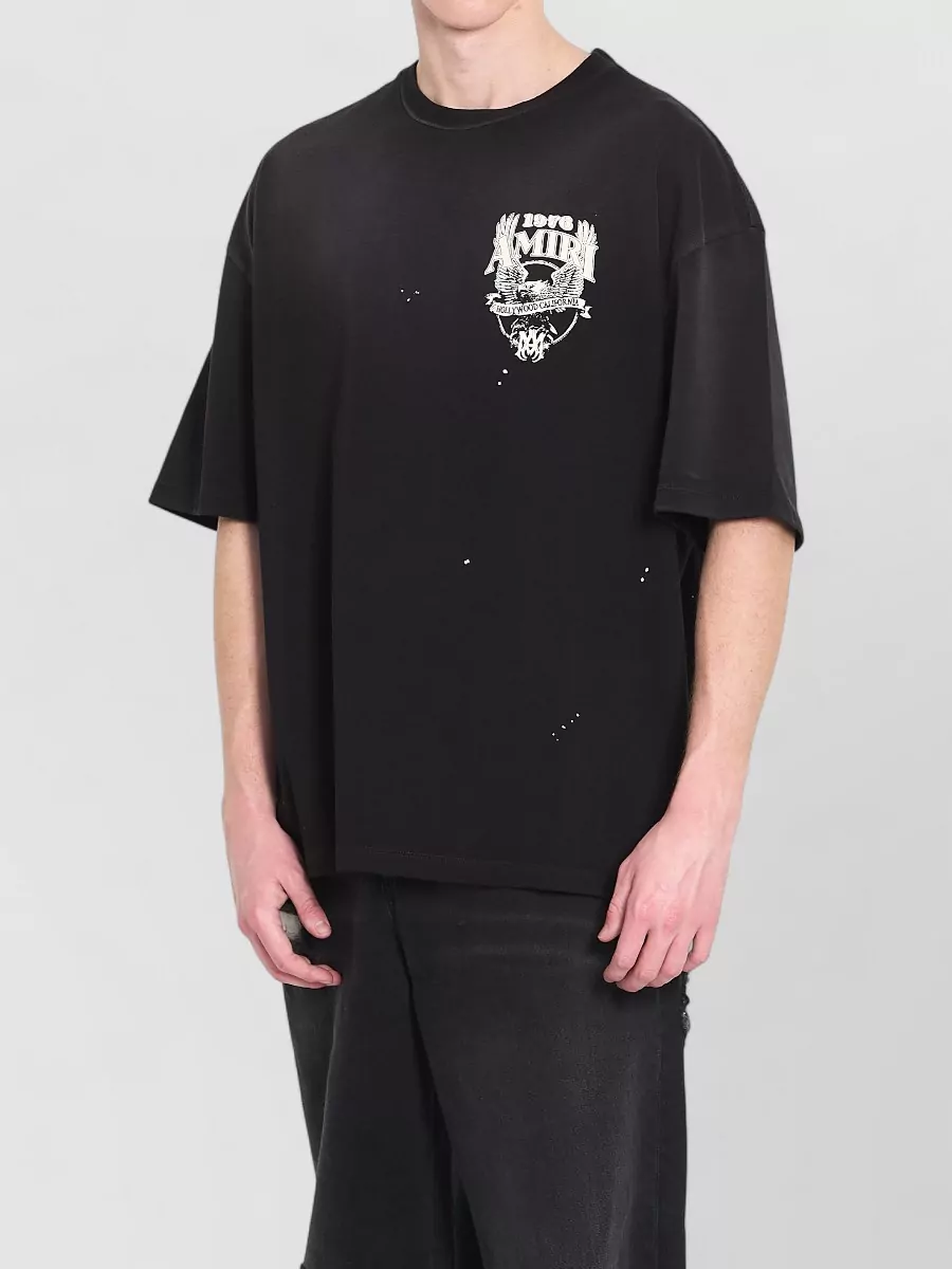 Amiri Cotton Oversized Printed T-Shirt