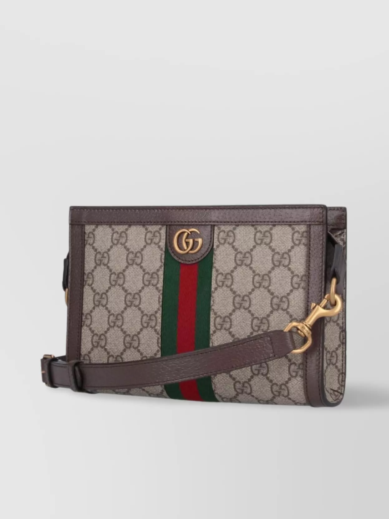Gucci Shoulder Bag With Adjustable Strap And Gold-Tone Hardware