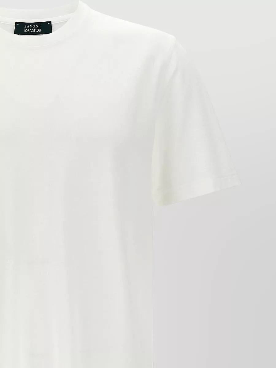 Zanone Cotton Crewneck Short-Sleeve T-Shirt