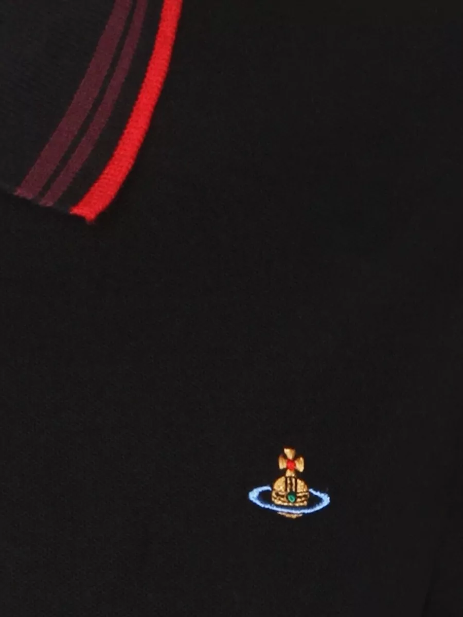 Vivienne Westwood Polo Shirt Short Sleeves Ribbed Collar