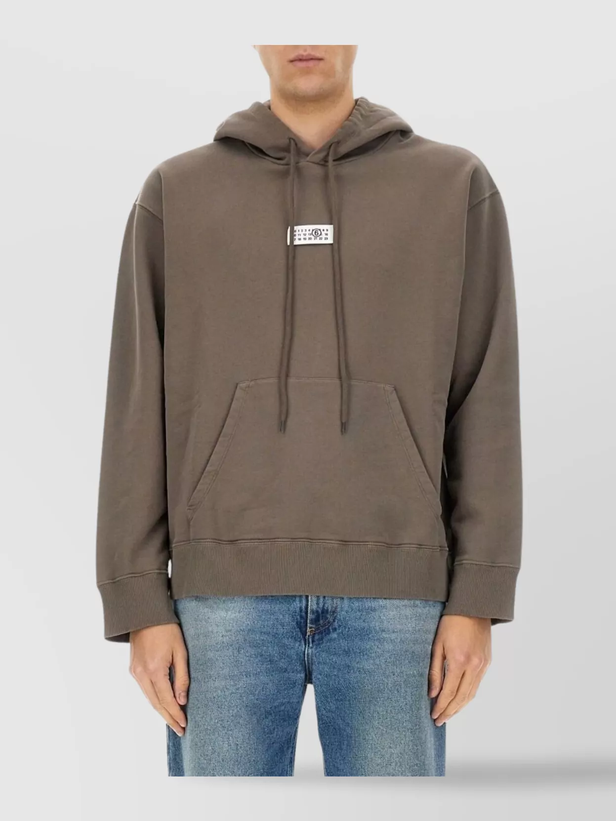 Mm6 Maison Margiela Hooded Kangaroo Pocket Sweater