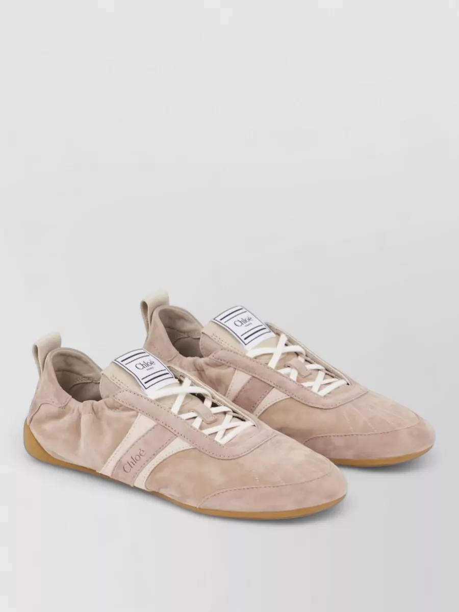 Chloé Leather Low-Top Sneakers