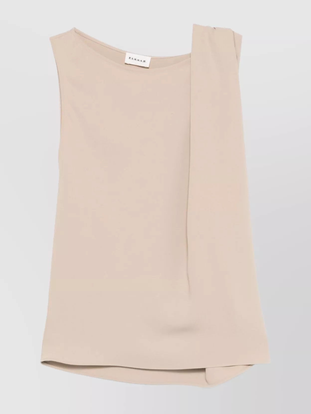 P.a.r.o.s.h Sleeveless Lightweight Asymmetric Blouses