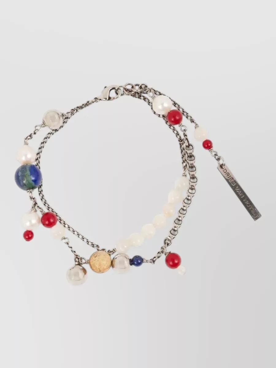 Dries Van Noten beaded pearl bracelet