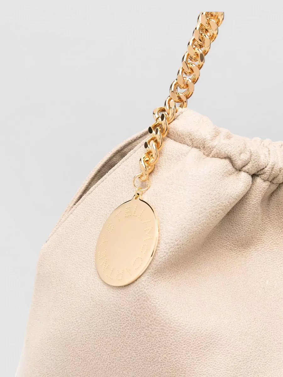 Stella Mccartney Medium Drawstring Bag Chain Strap