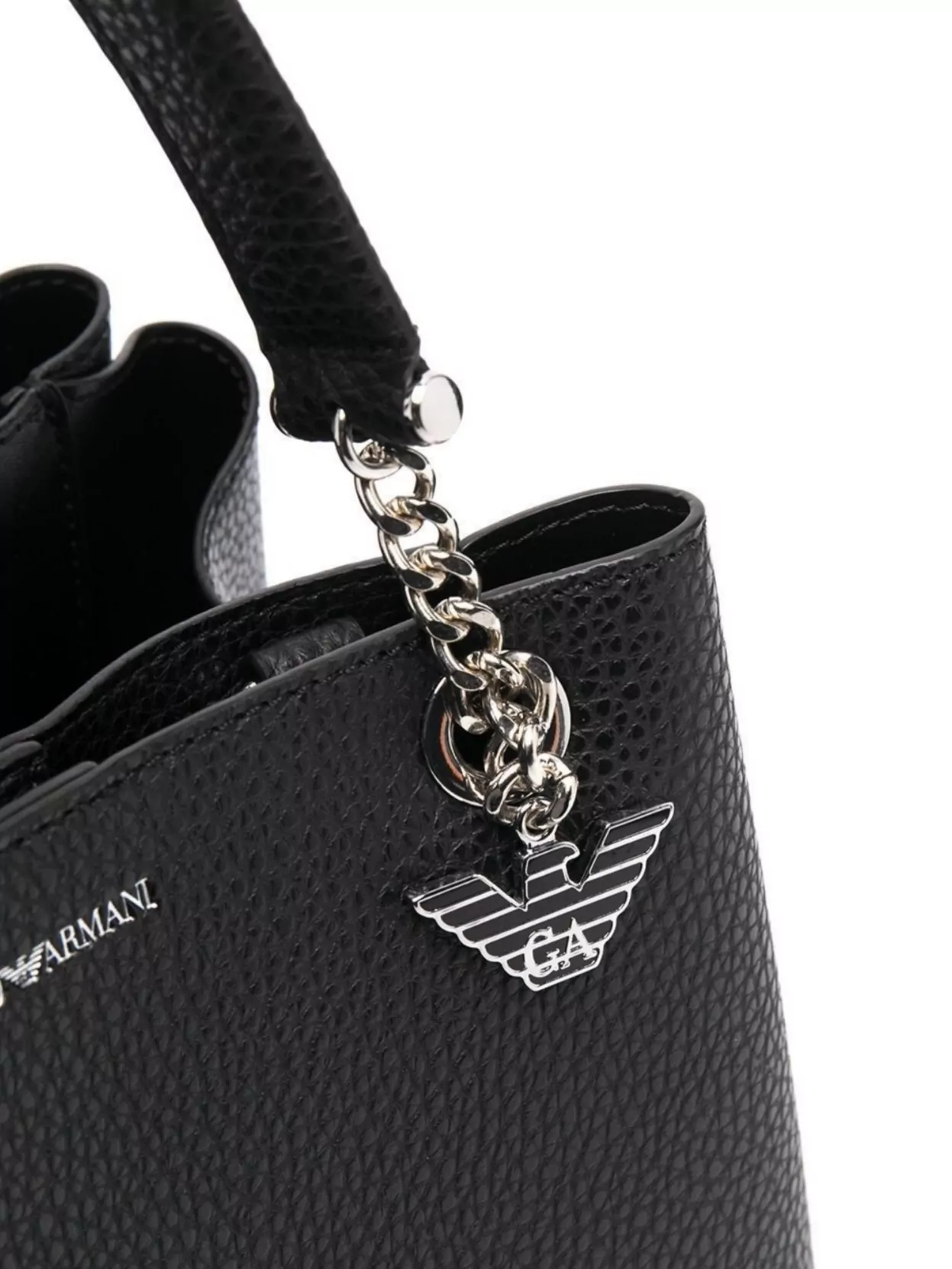 Emporio Armani Small Shopping Bag Chain Detail