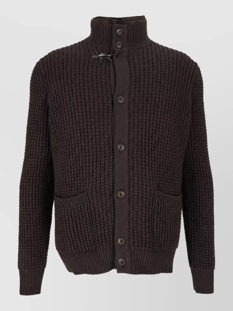 Fay polo cardigan
