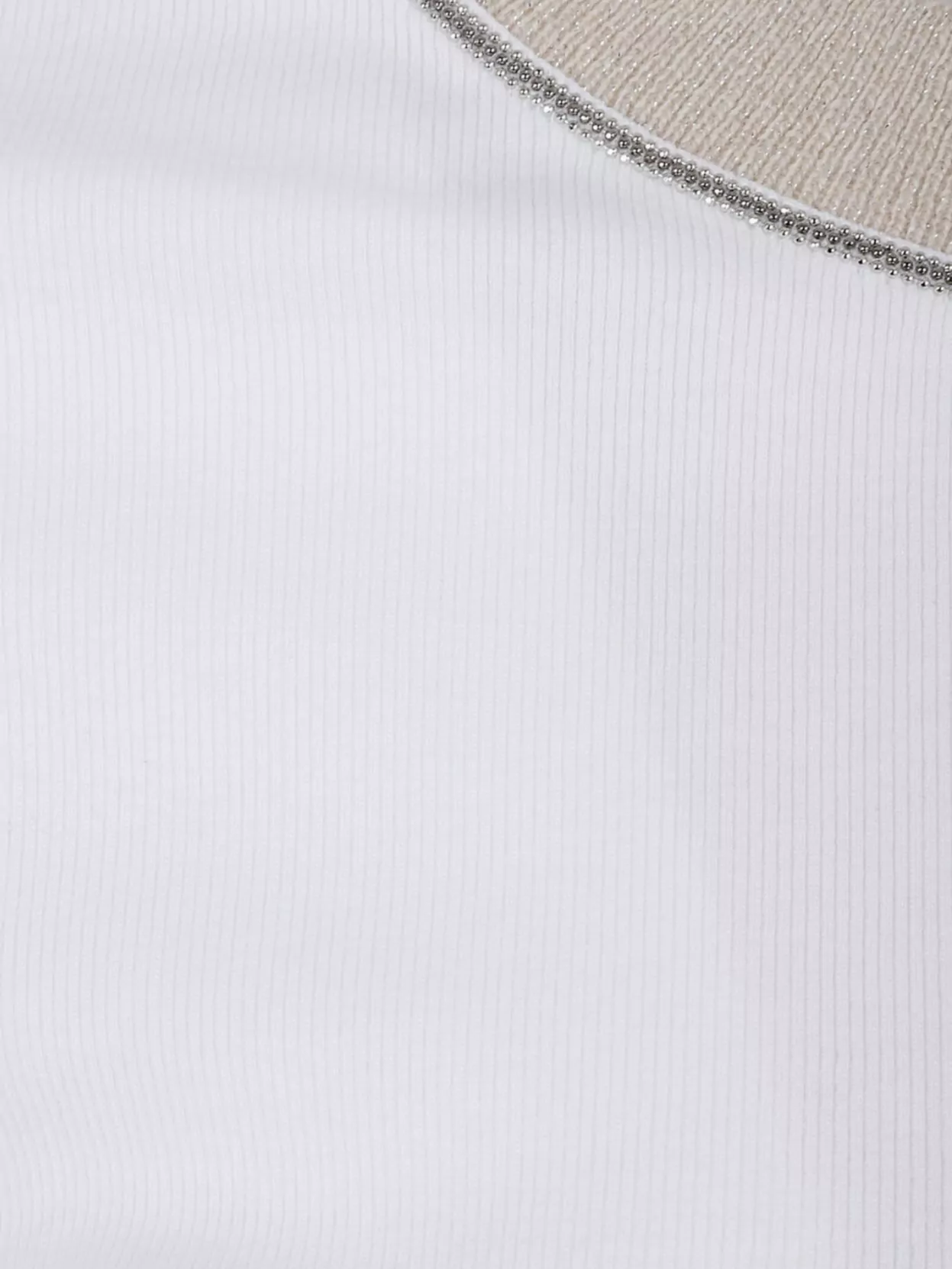 Peserico Long Sleeve T-Shirt Contrasting Neckline