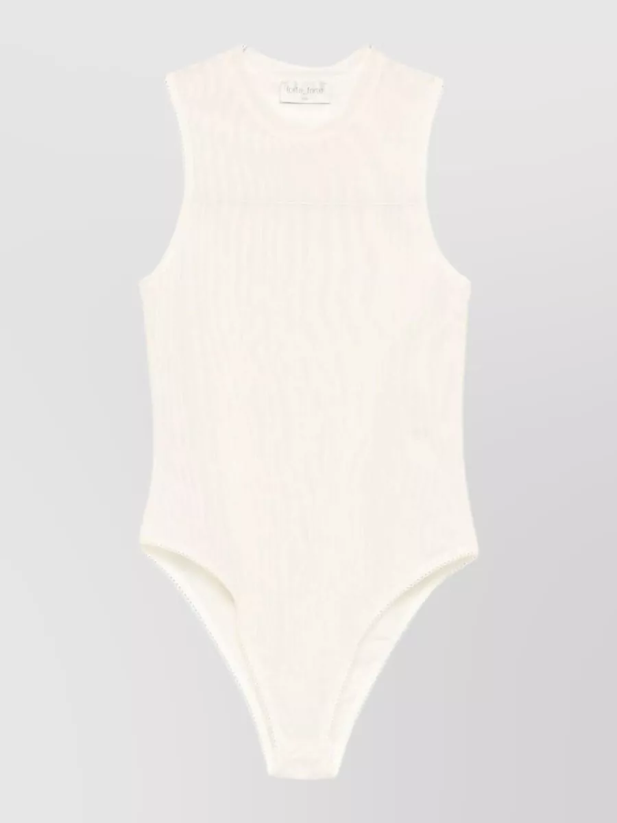Forte Forte sleeveless round neck bodysuit