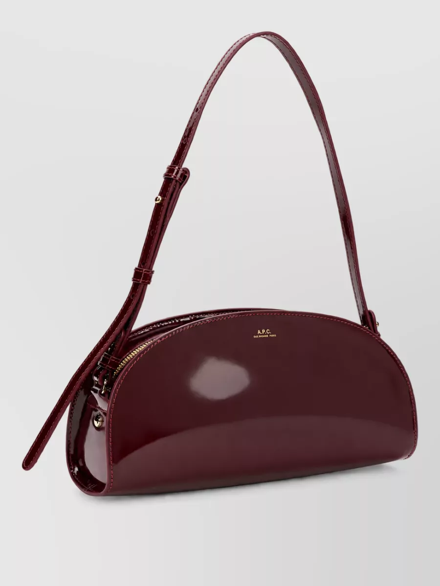 A.p.c. Axelle Leather Clutch Bag