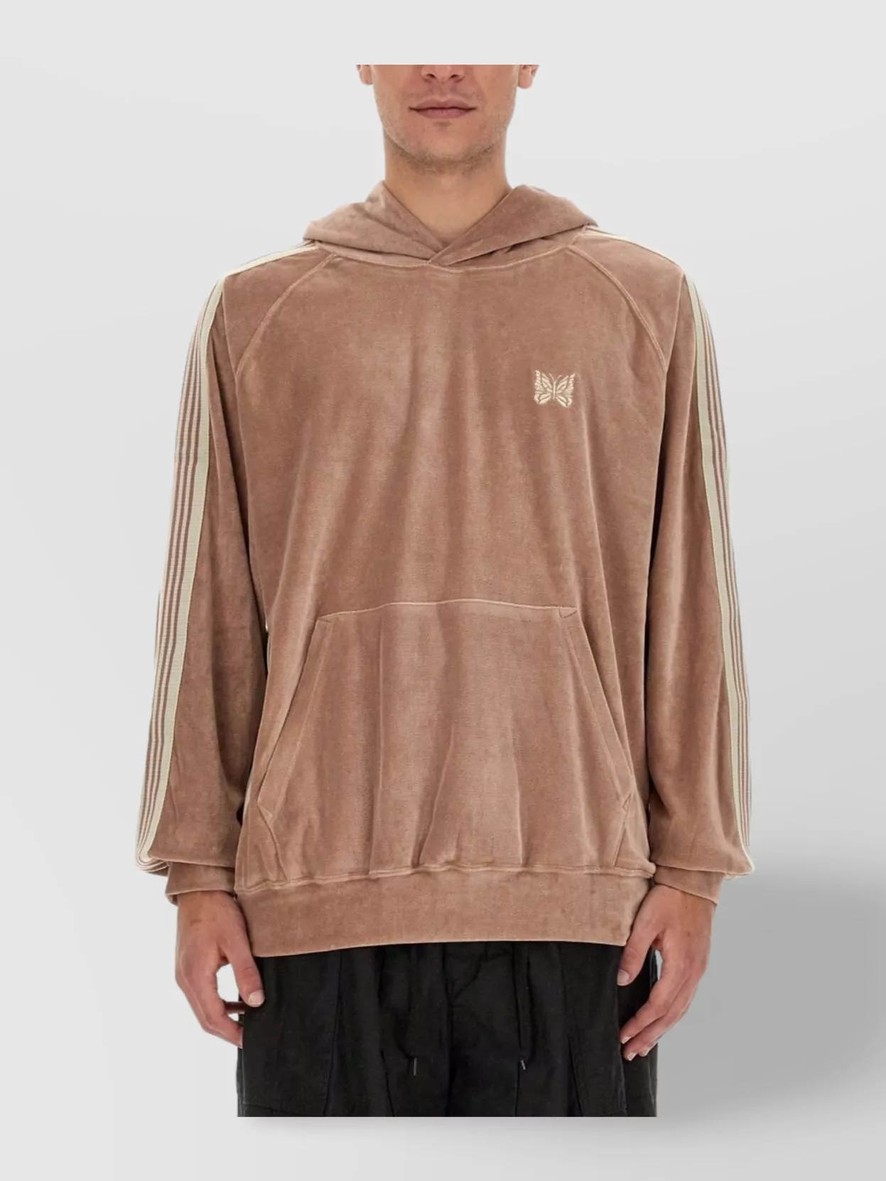 NEEDLES HOODED SWEATSHIRT KANGAROO POCKET 