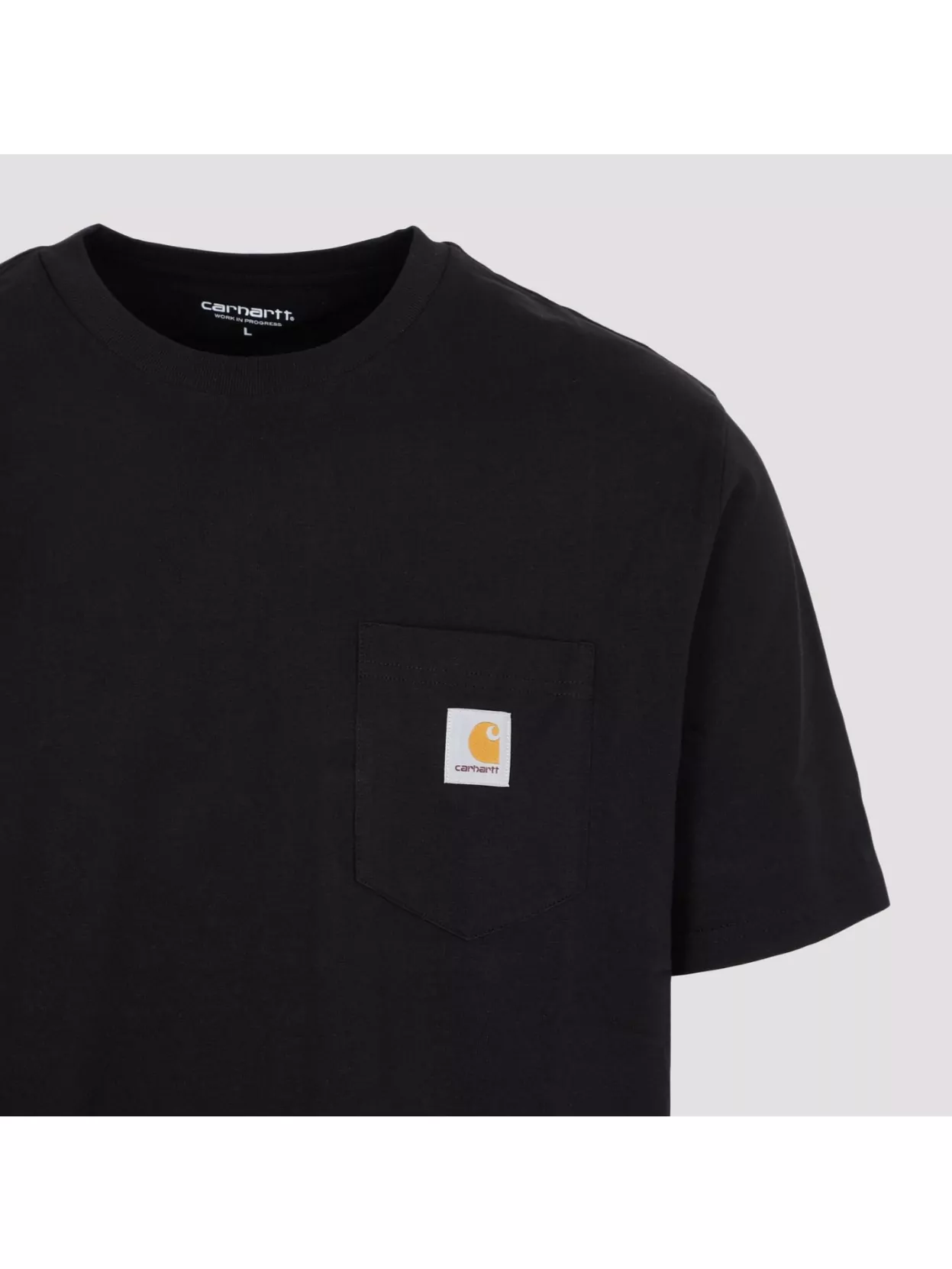Carhartt Man T-shirt Midnight Blue Size Xl Cotton In Black