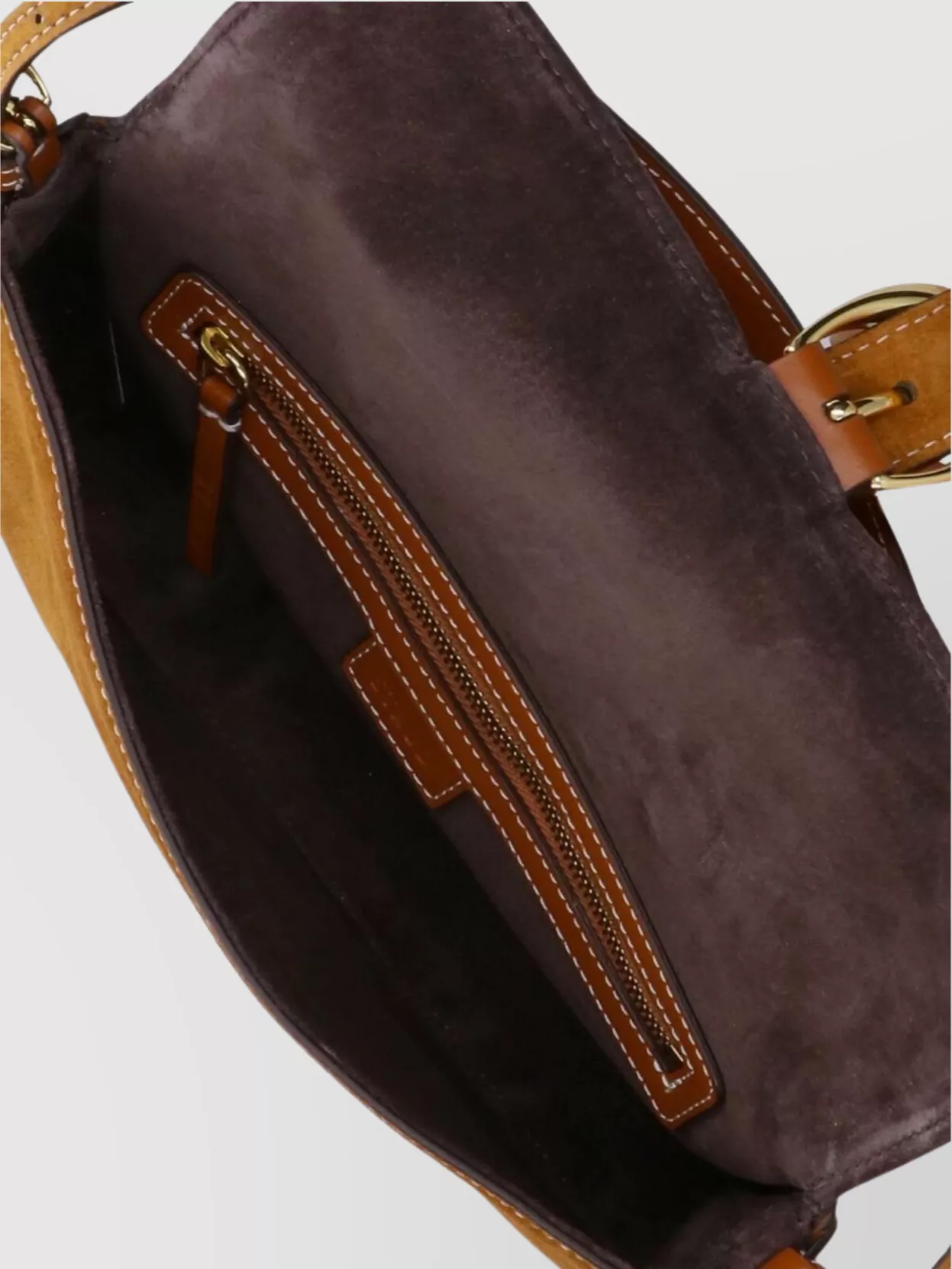 Staud Shoulder Bag With Adjustable Strap And Gold-Tone Hardware