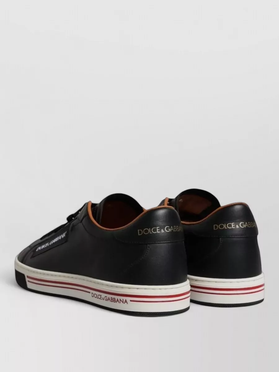 Dolce&Gabbana Leather Low-Top Sneakers
